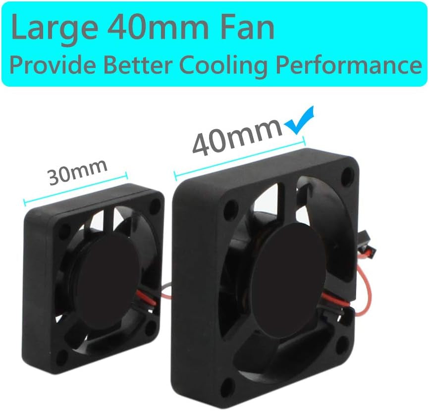 Raspberry Pi 4 Fan ABS Case with Cooling Fan, Heatsink, Simple Removable Top Cover for Pi 4 Model B/ 4B