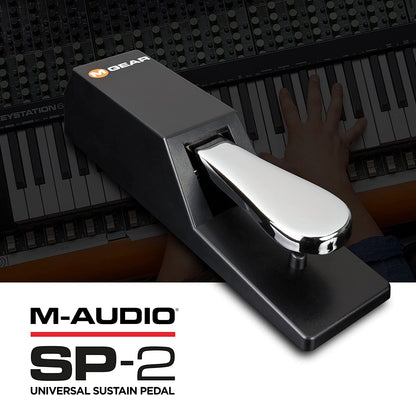 SP-2 - Universal Sustain Pedal with Piano Style Action for MIDI Keyboards, Digital Pianos & More