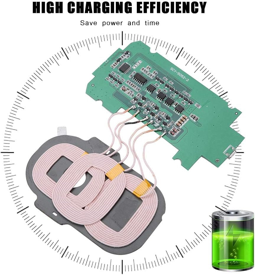 5W Wireless Charger Transmitter Module - Adopts 3 Coils - Built-In Short-Circuit Protection, Over-Voltage Protection - Wide Compatibility - DIY Wireless Charger Parts …