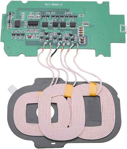 5W Wireless Charger Transmitter Module - Adopts 3 Coils - Built-In Short-Circuit Protection, Over-Voltage Protection - Wide Compatibility - DIY Wireless Charger Parts …